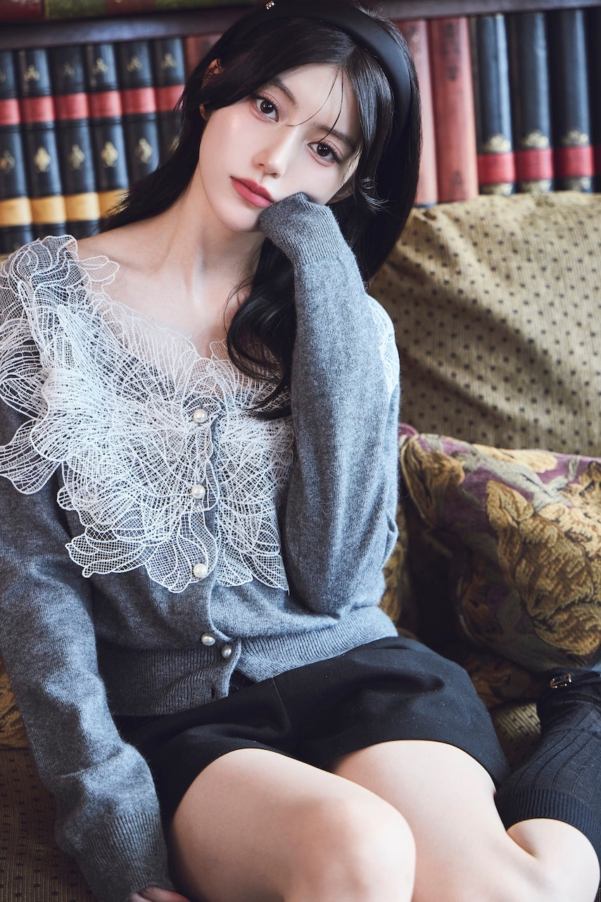 モデル身長：157cm 【トップス】カラー：grey