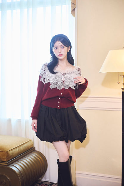 モデル身長：157cm 【トップス】カラー：red