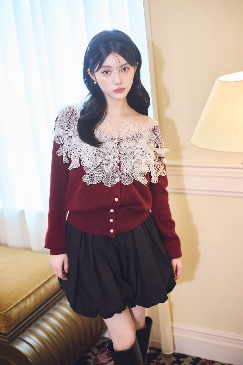 モデル身長：157cm 【トップス】カラー：red