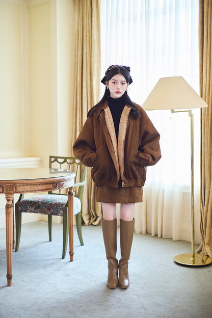 モデル身長：157cm 【アウター】カラー：camel 【トップス】カラー：black 【ボトムス】カラー：camel サイズ：MM