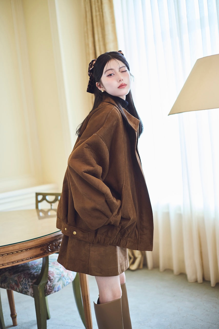 モデル身長：157cm 【アウター】カラー：camel 【トップス】カラー：black 【ボトムス】カラー：camel サイズ：MM