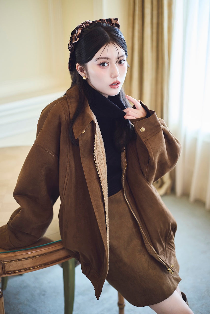 モデル身長：157cm 【アウター】カラー：camel 【トップス】カラー：black 【ボトムス】カラー：camel サイズ：MM