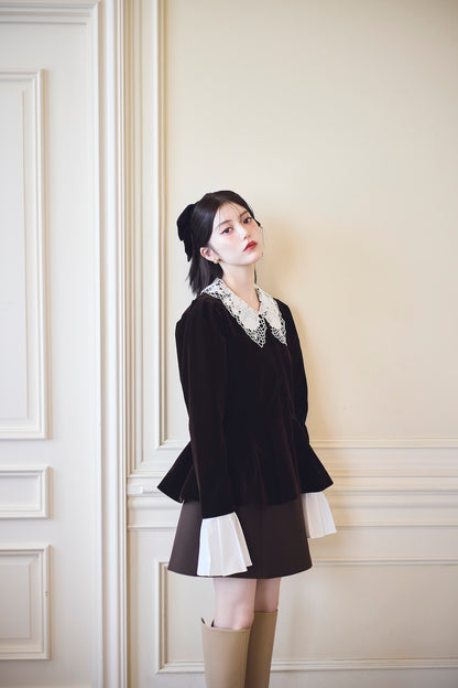 モデル身長：157cm カラー：brown
