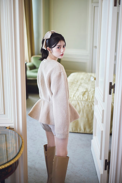 モデル身長：157cm 【トップス】カラー：beige