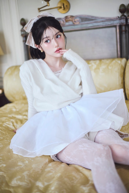 チュチュレイヤードニットトップ