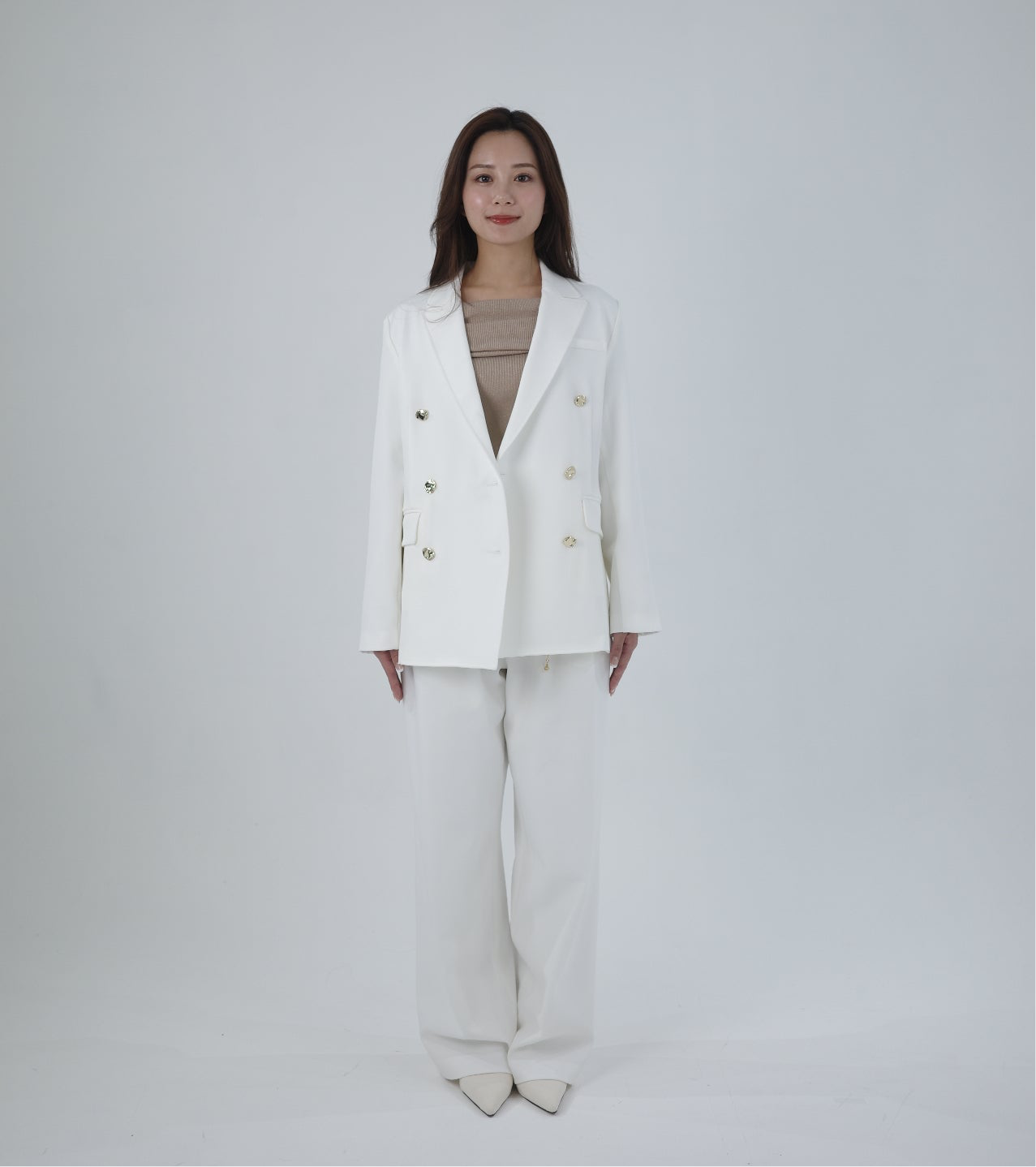 Polaura ポローラ ニュアンスゴールドボタンジャケット ニュアンスゴールドボタンジャケット – poláura OFFICIAL ONLINE