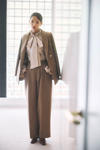 モデル身長：172cm サイズ：M カラー：camel