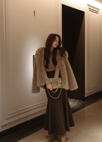 モデル身長：167cm カラー：mocha