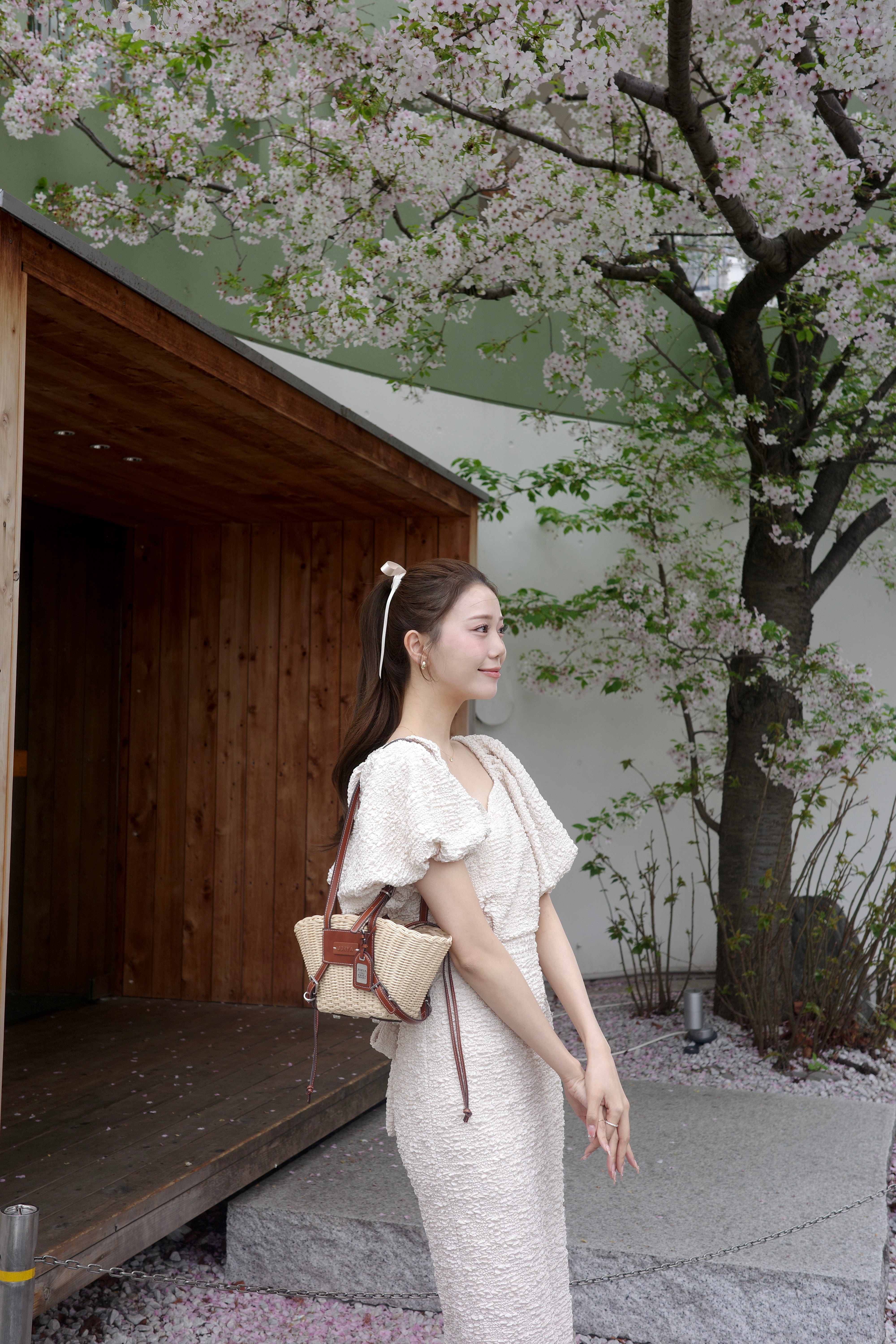 ソフトブルームバックリボンワンピース – poláura OFFICIAL ONLINE STORE