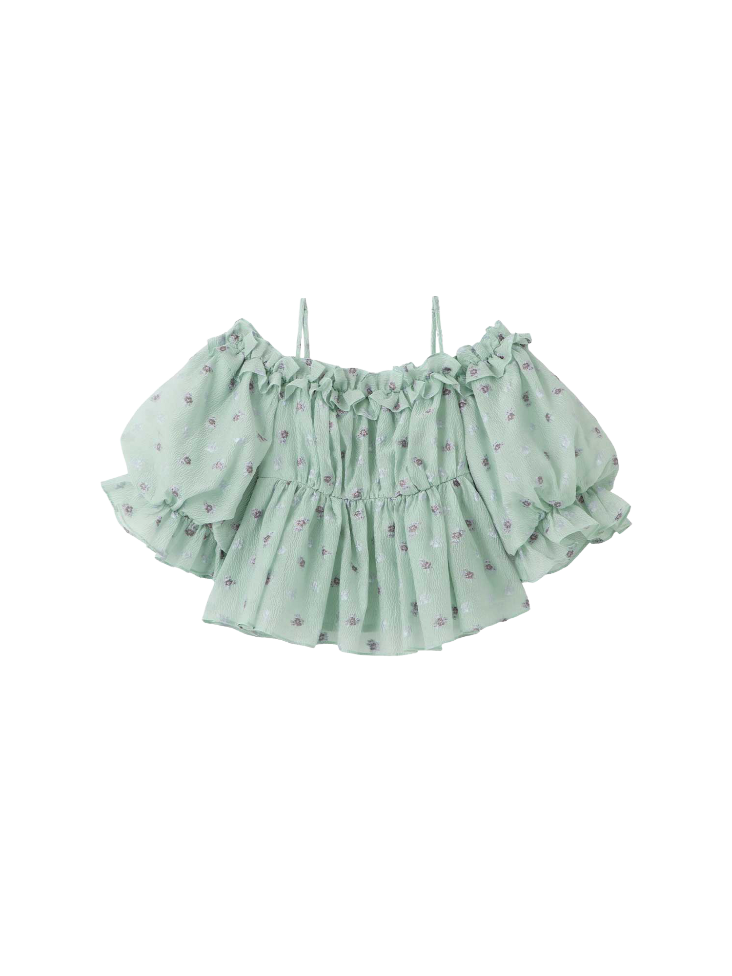 ブリーズフローラルシアートップス ブリーズフローラルシアートップス – poláura OFFICIAL ONLINE STORE