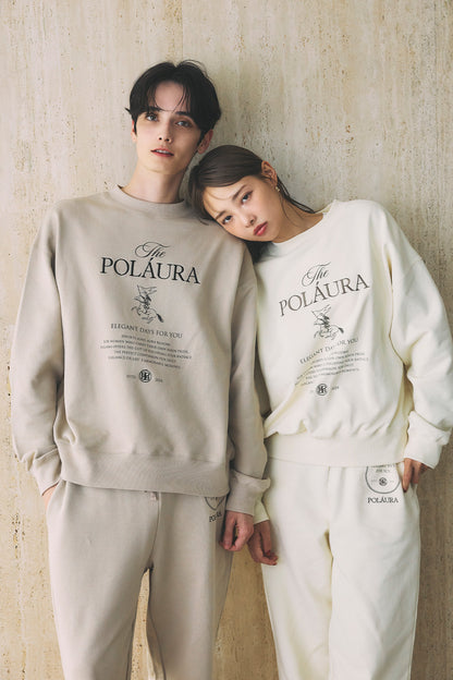レディースモデル身長：172cm サイズ：レディース M カラー：ivory
メンズモデル身長：180cm サイズ：メンズL カラー：mocha