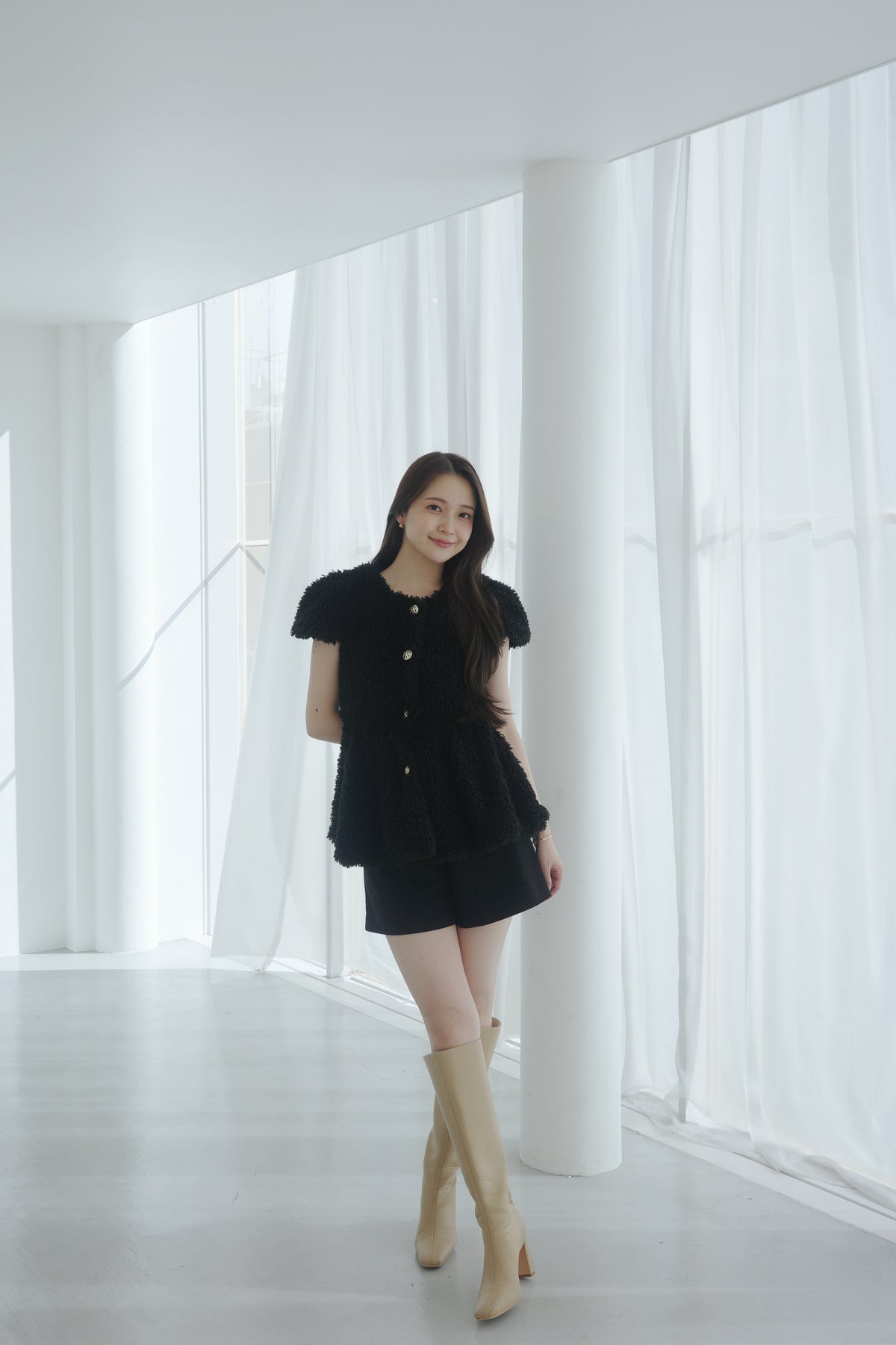 着用モデル:167cm カラー:black
