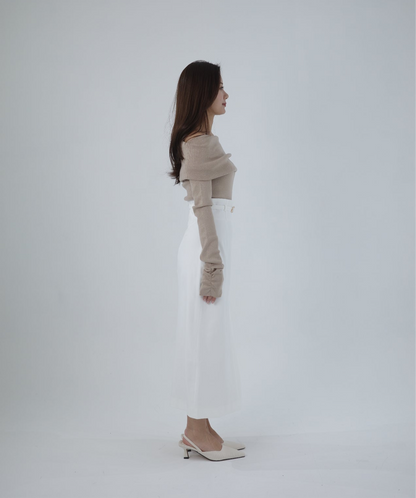モデル身長：155cm　サイズ：S　カラー：white