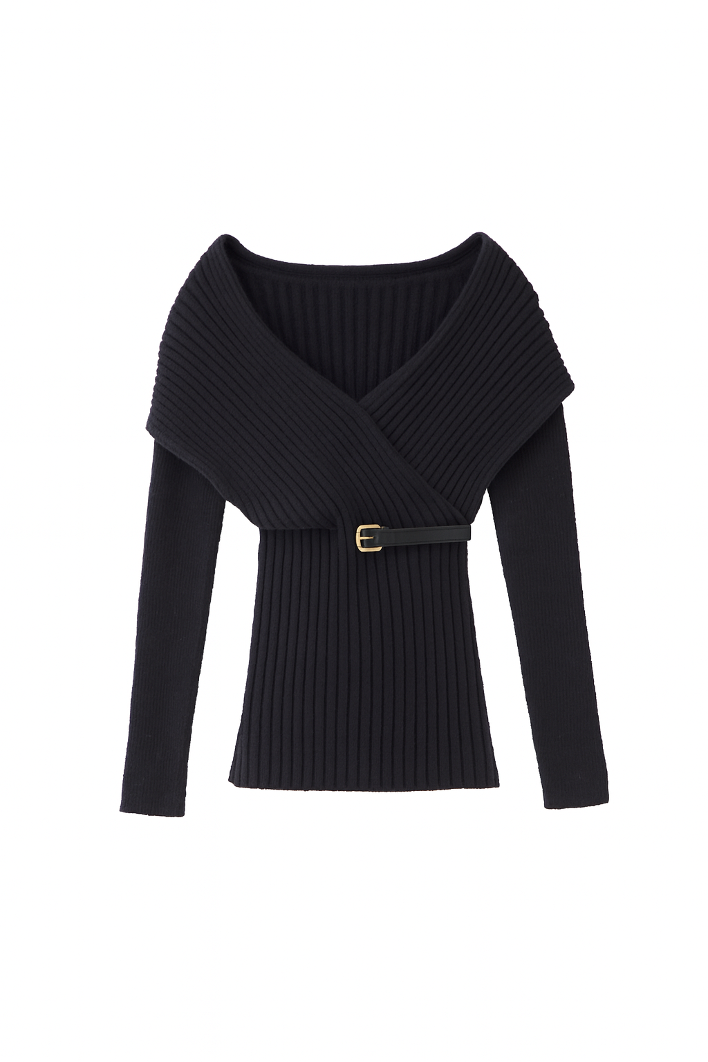 ベルトセットカシュクールオフショルダーニット – poláura OFFICIAL ベルトセットカシュクールオフショルダーニット – poláura OFFICIAL