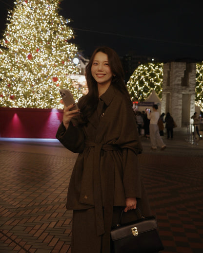 モデル身長：171cm カラー：brown