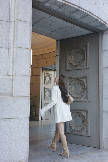 モデル身長：167cm サイズ：Mカラー：offwhite