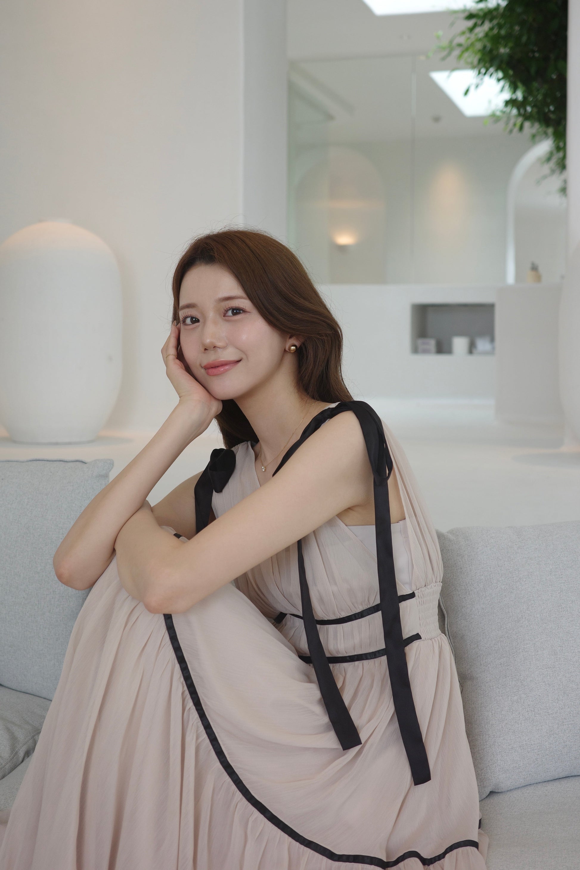 171cm Mサイズ light pink beige