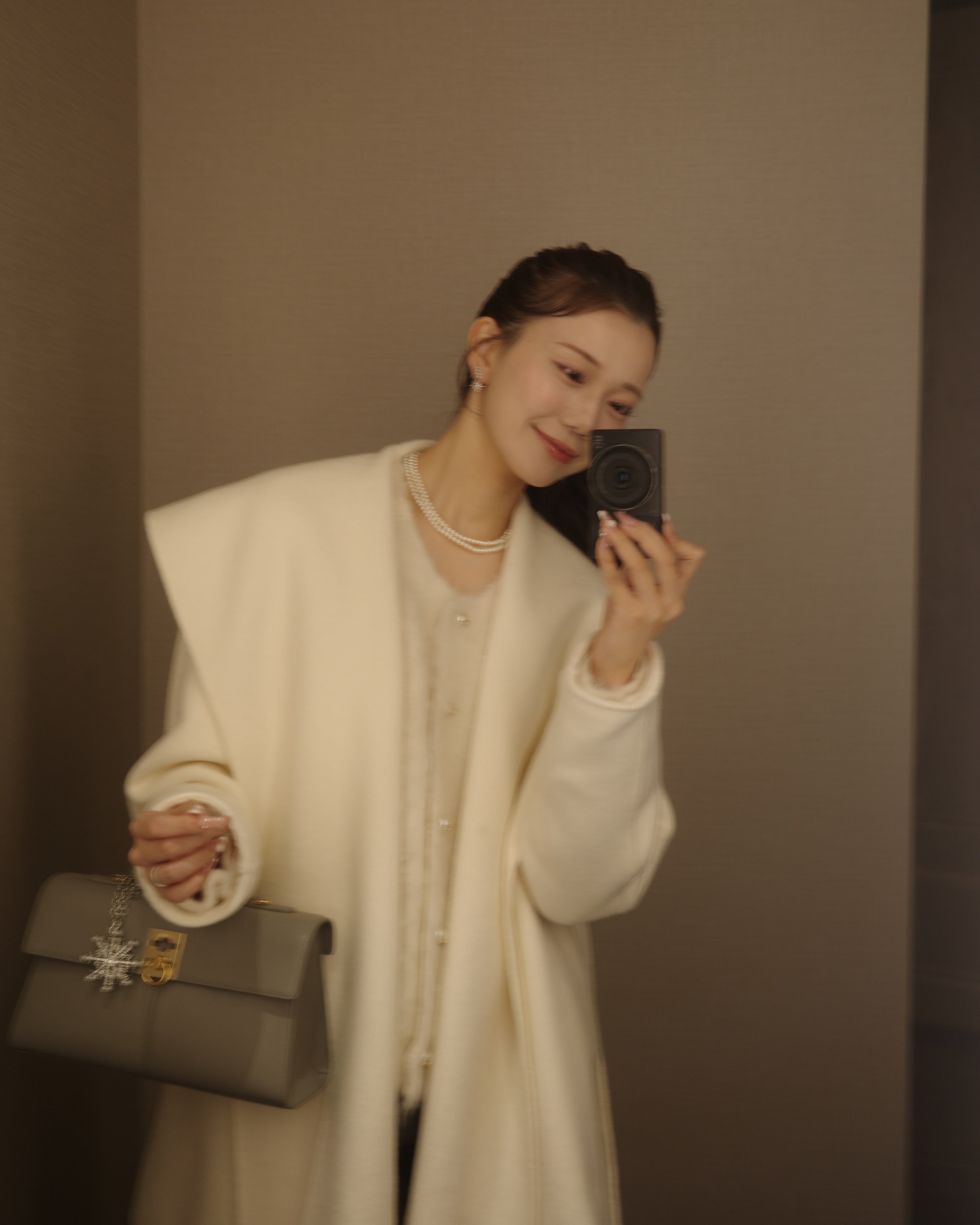 poláura ポローラ ショールカラーウールミドルコート　ベージュ ショールカラーウールミドルコート – poláura OFFICIAL ONLINE STORE