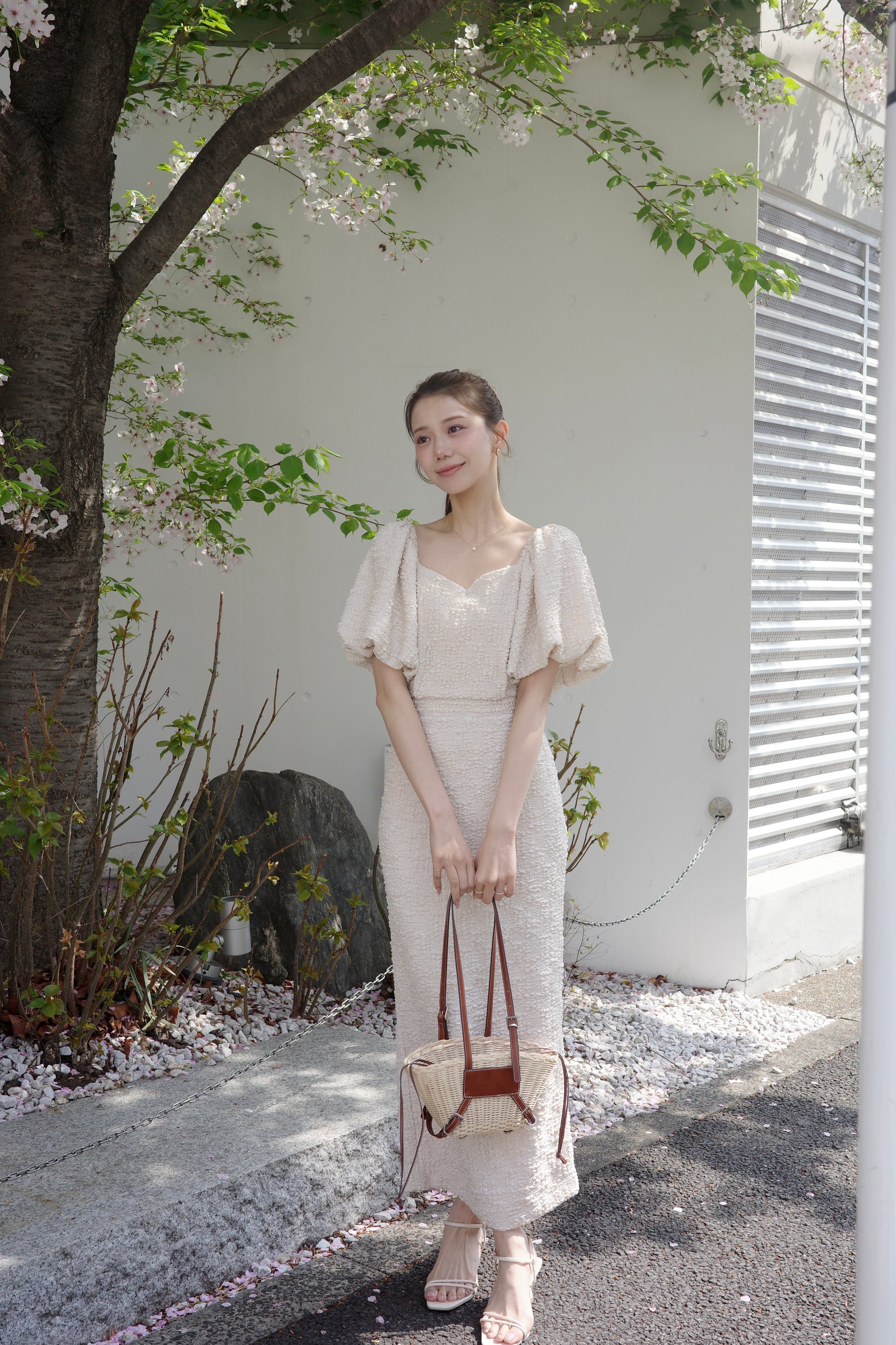 モデル身長：171cm カラー：beige サイズ：M