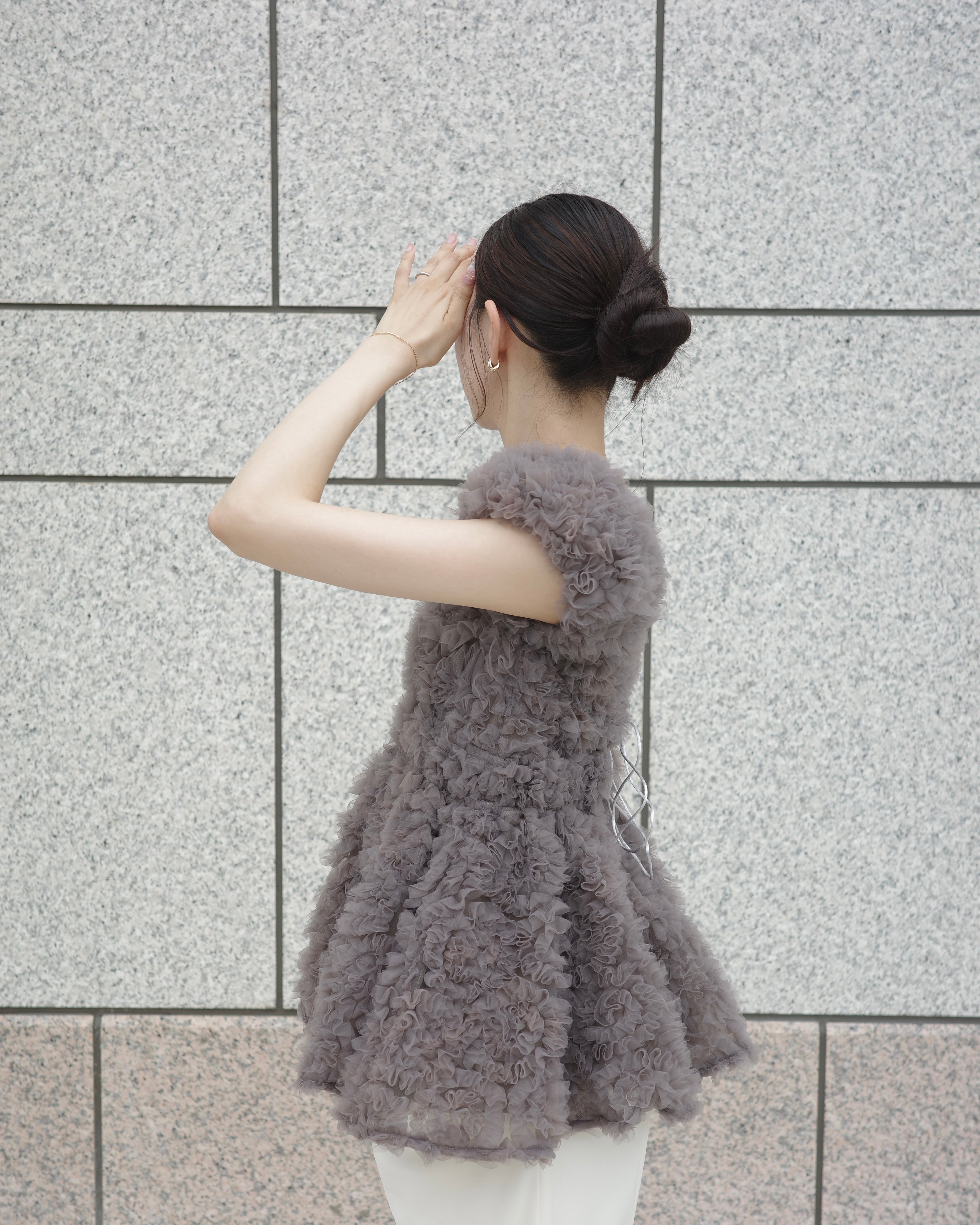 フラワーぺプラムバックリボンチュニック – poláura OFFICIAL ONLINE STORE