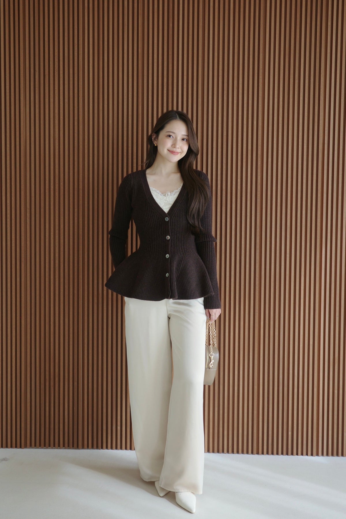 着用モデル:167cm カラー:light beige