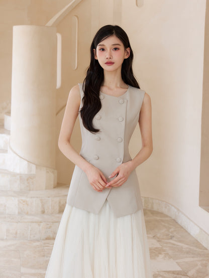 着用モデル：166cm カラー：light grey