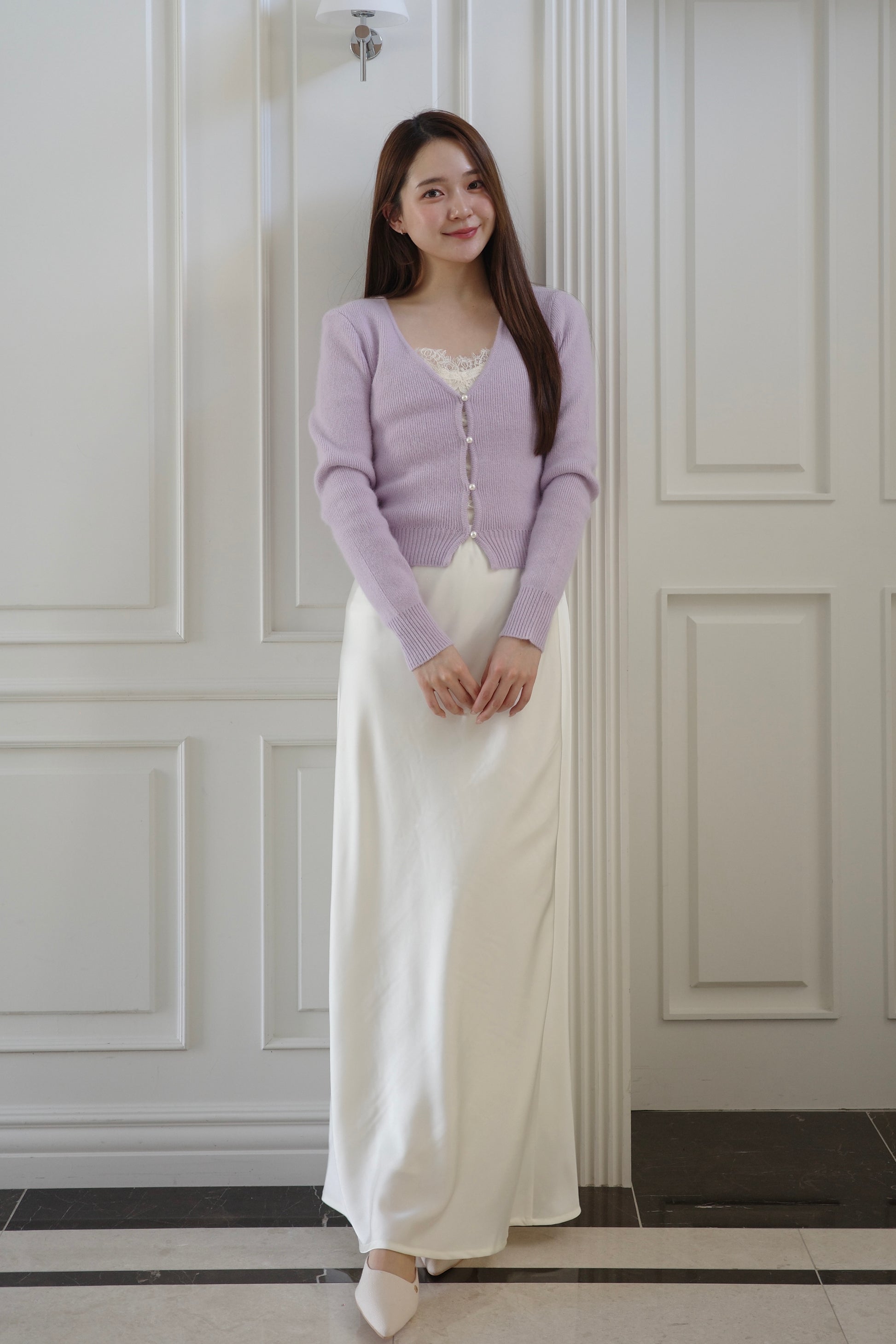 モデル身長：167cm　カラー：purple