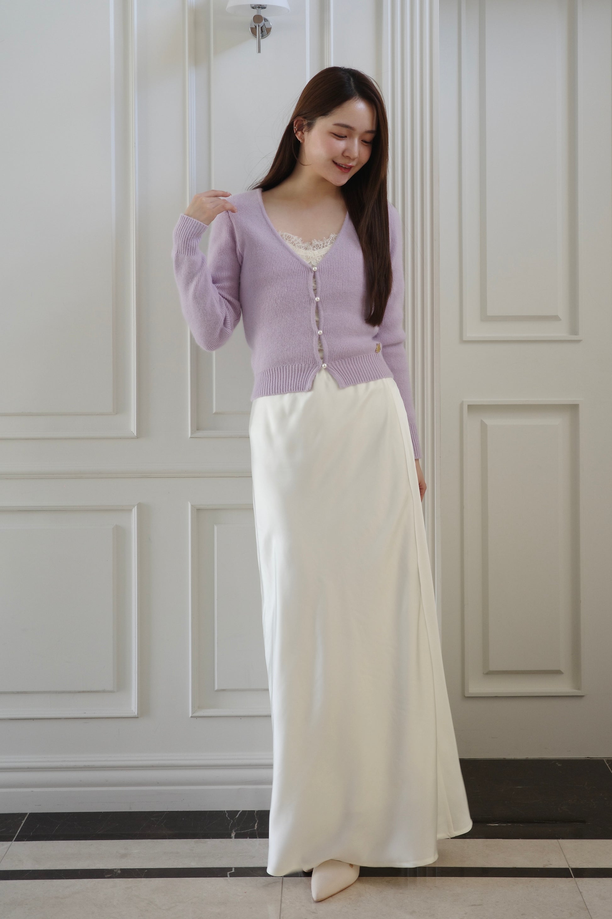 モデル身長：167cm　カラー：purple