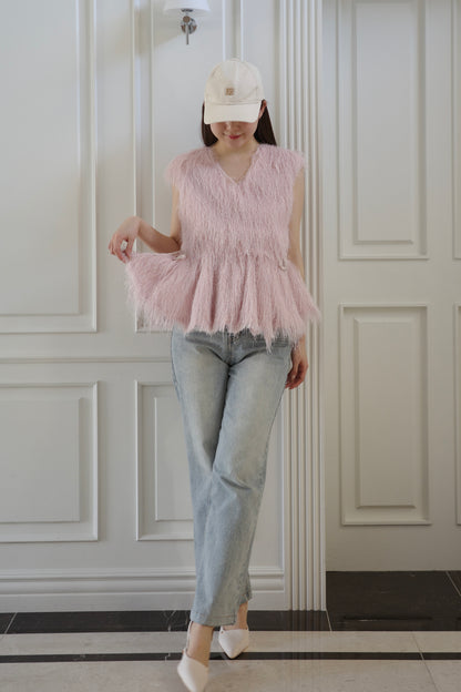 モデル身長：167cm　トップスカラー：pink