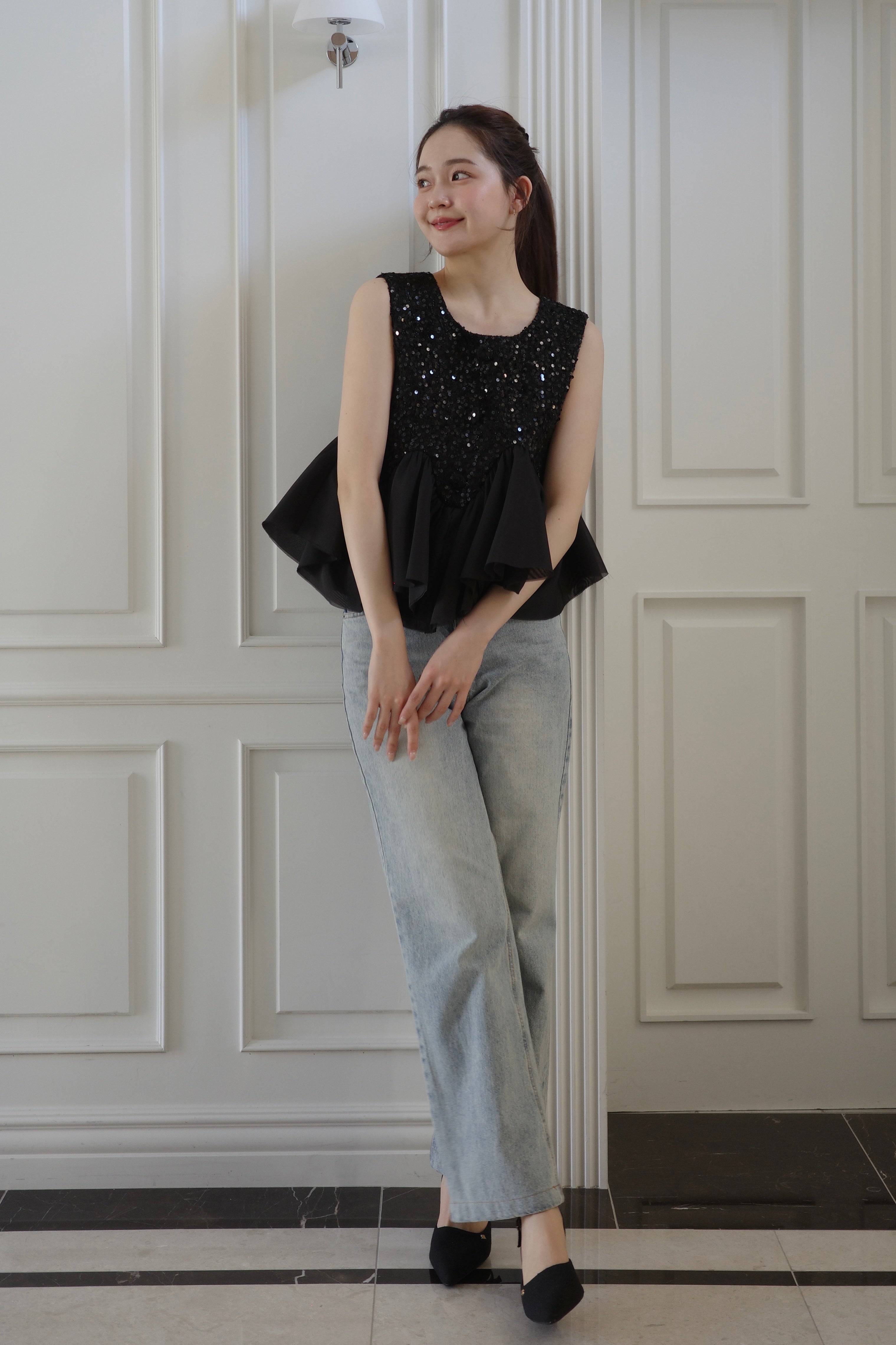 polaura スパークルツイードペプラムトップス スパークル ツイード ペプラムトップス – poláura OFFICIAL ONLINE STORE