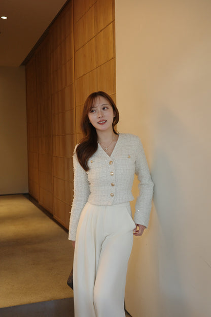 ルミナスツイードコンパクトジャケット