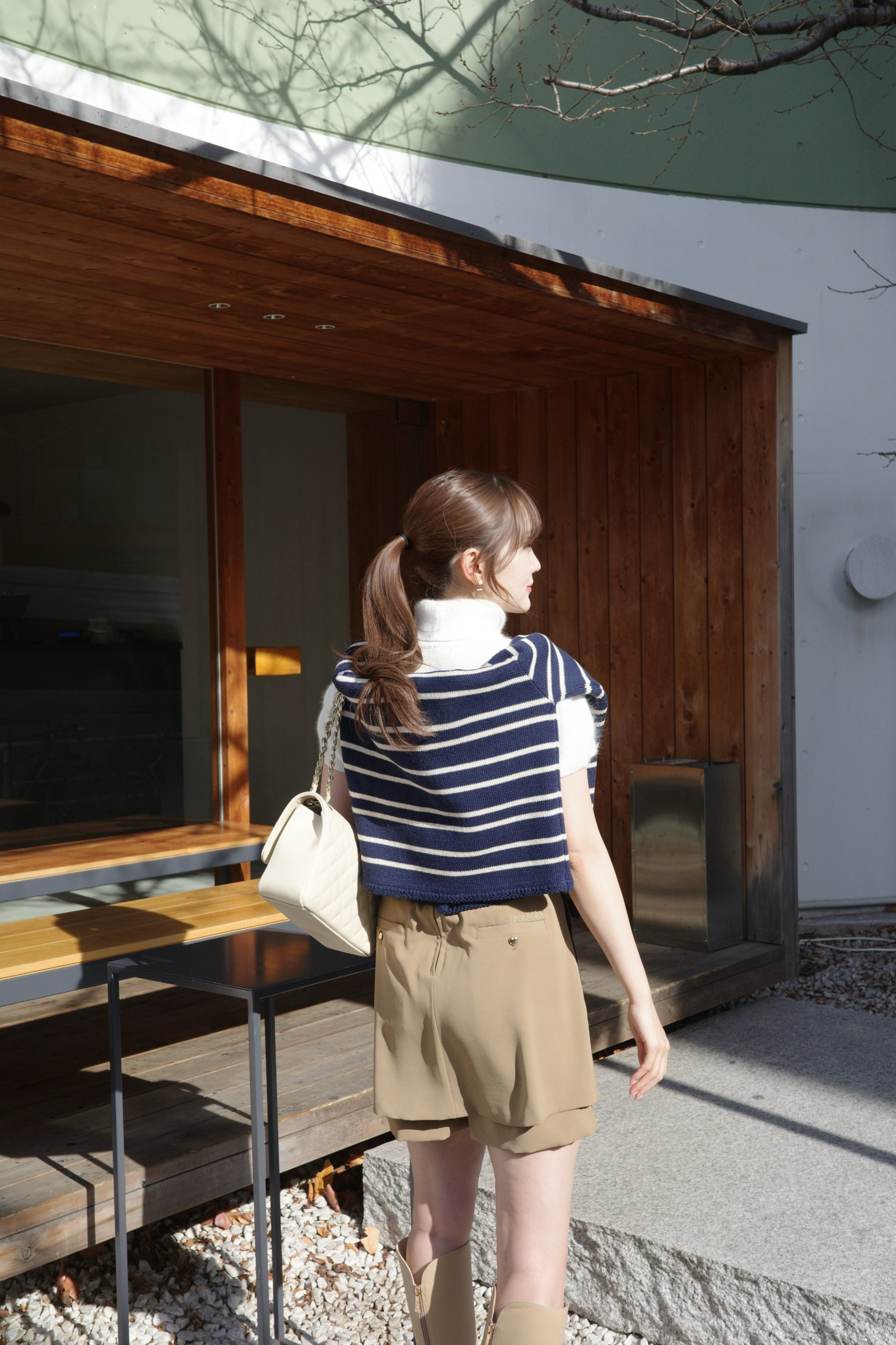 poláura ポローラ　ボーダーゴールドボタンニットジャケット ボーダーゴールドボタンニットジャケット – poláura OFFICIAL ONLINE STORE