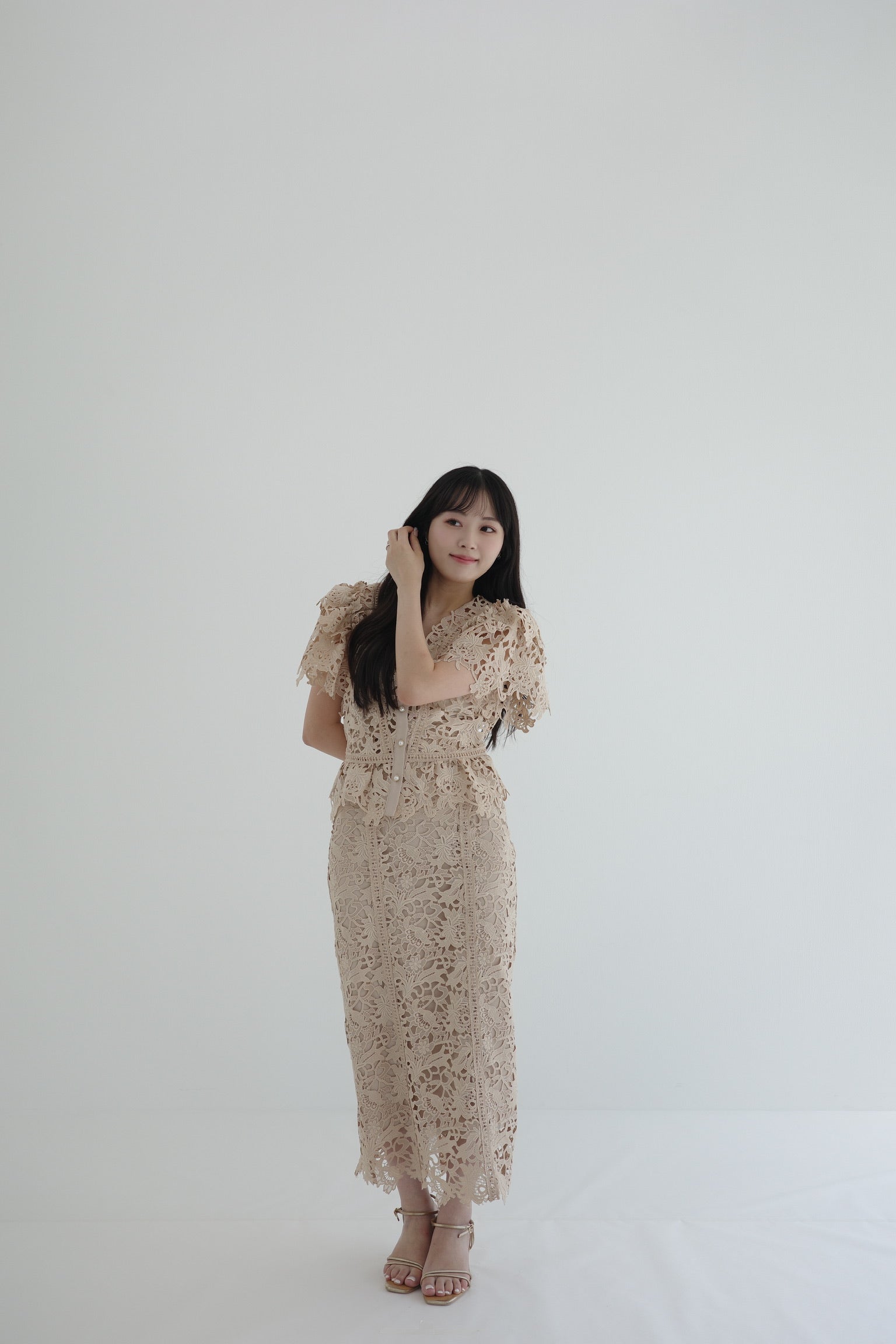 着用モデル：156cm カラー：beige 【ボトムス】サイズ：SS
