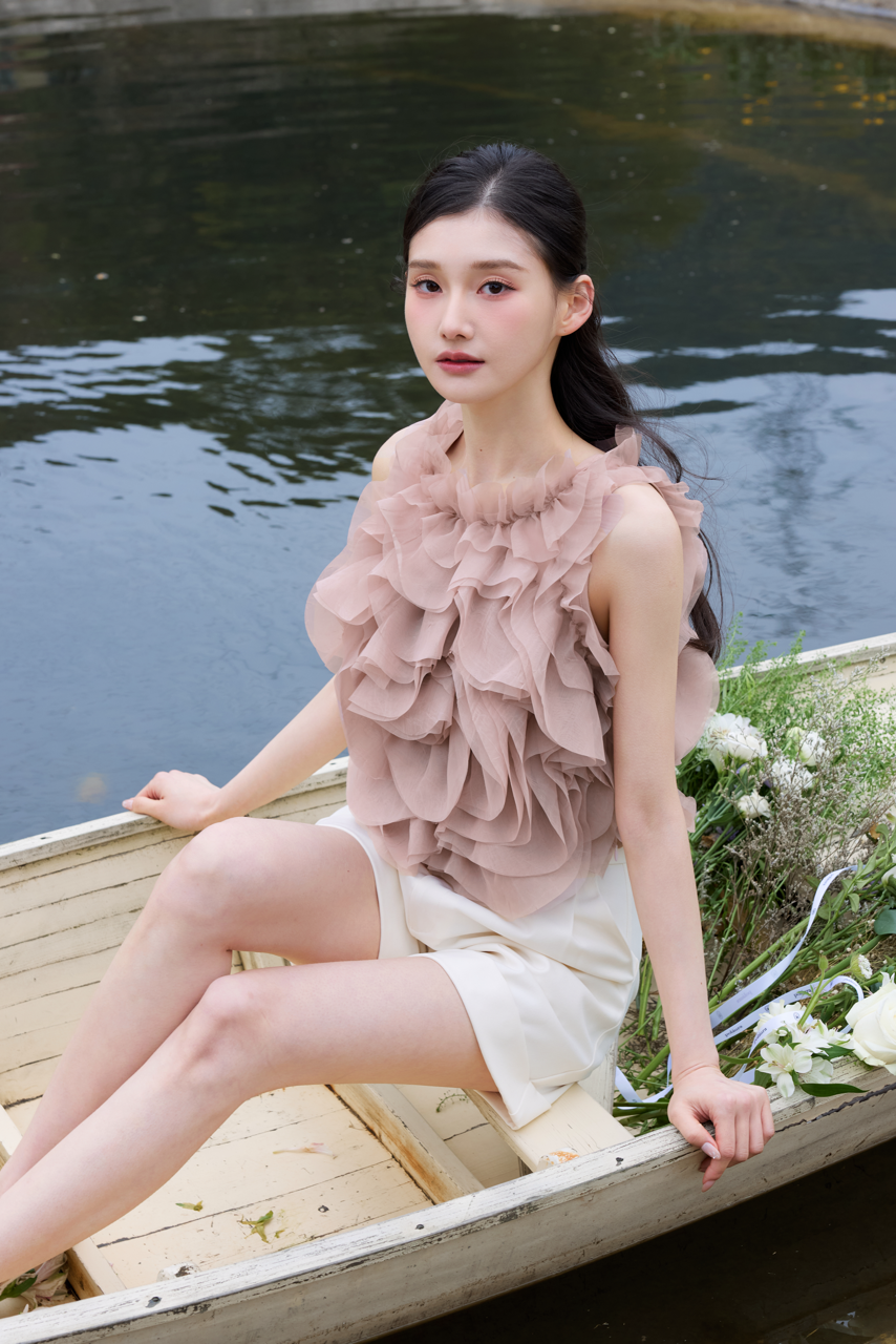ローズペタルフリルトップス – poláura OFFICIAL ONLINE STORE