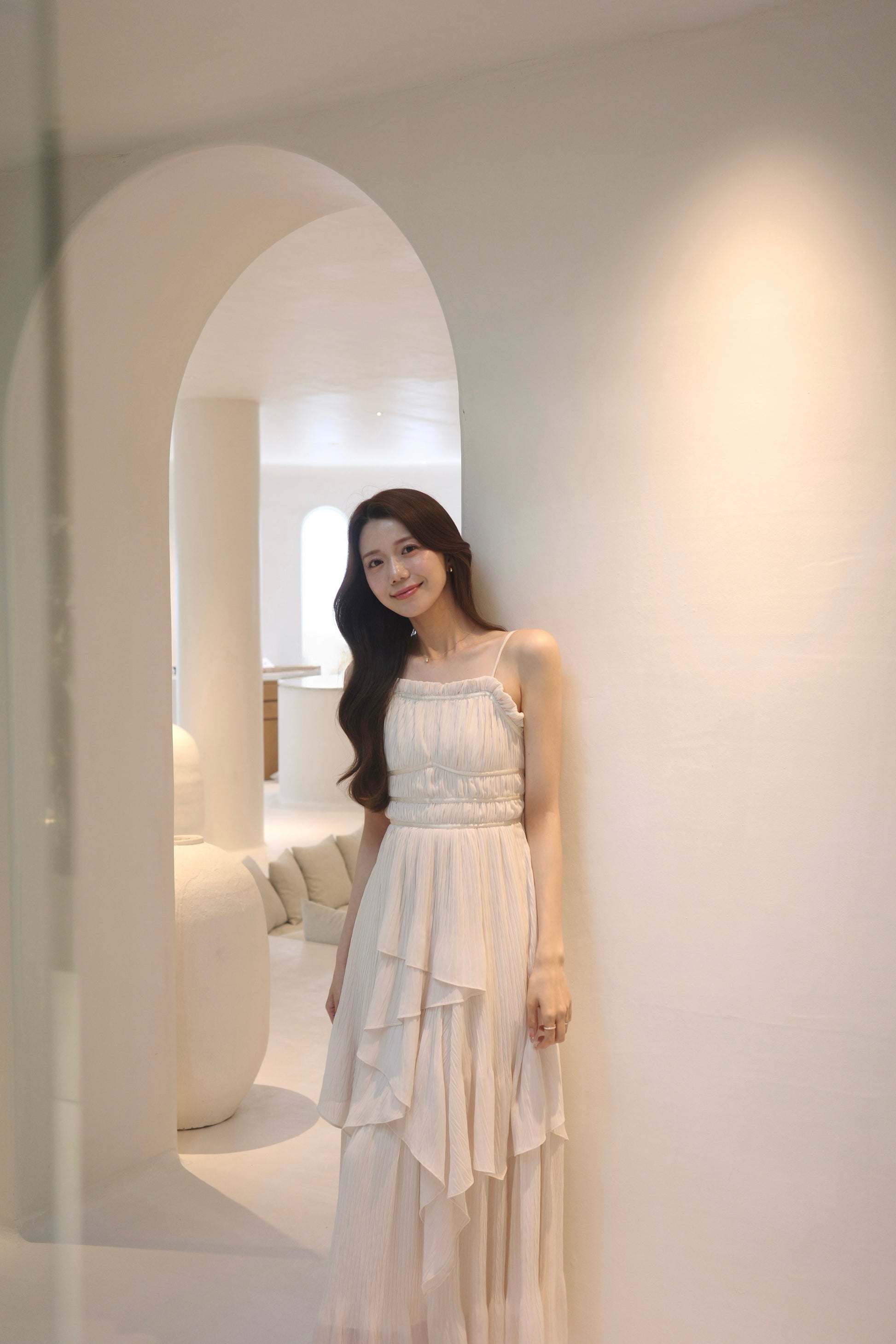 着用モデル：171cm サイズ：MM カラー：ivory