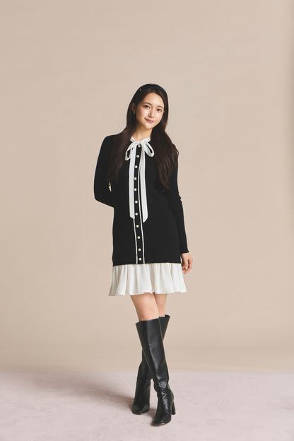 モデル身長：167cm【ワンピース】カラー：black