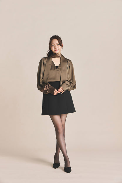 モデル身長：167cm 【トップス】カラー：brown