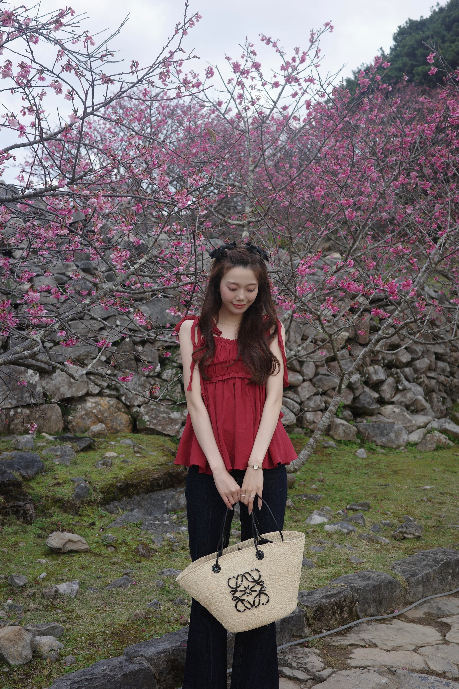 着用モデル：171cm カラー：red