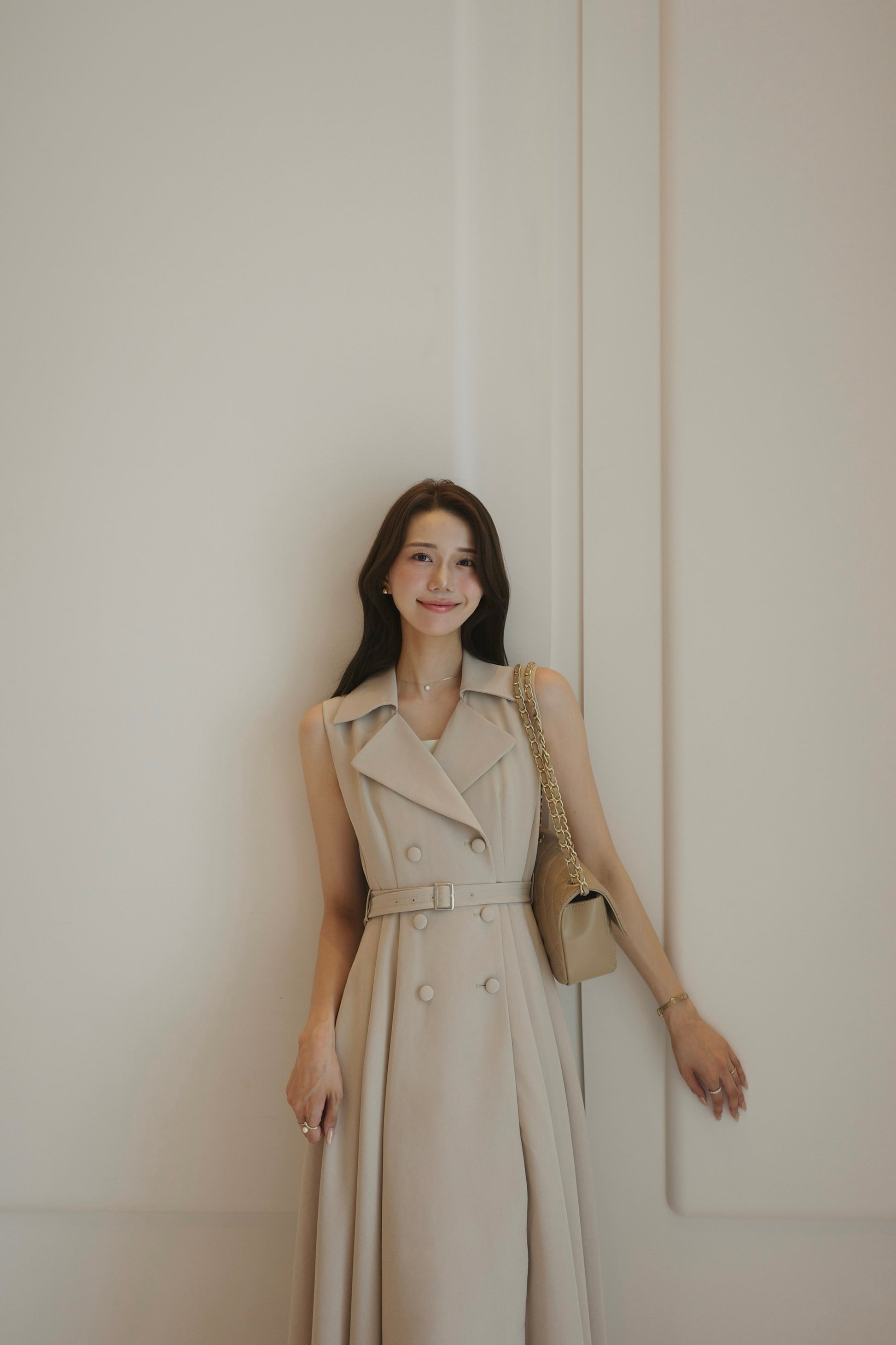 着用モデル：171cm カラー：beige サイズ：MM