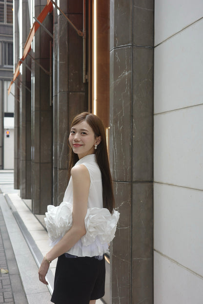 着用モデル：171cm カラー：white