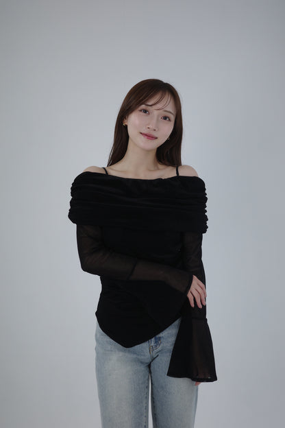 モデル身長：155cm　サイズ：FREE　カラー：white