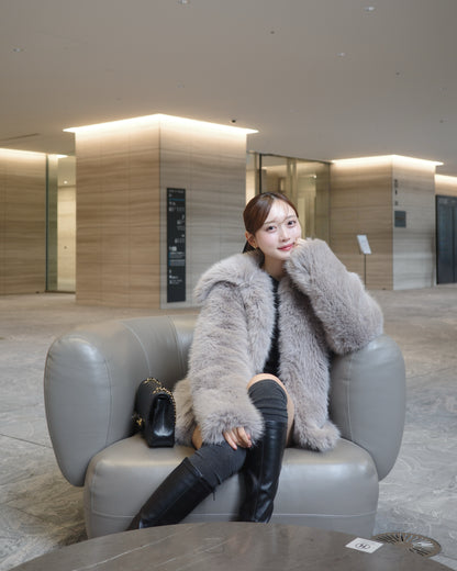 モデル身長：166cm カラー：grey