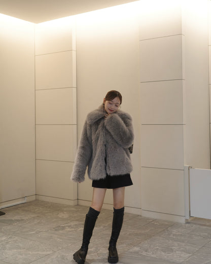 モデル身長：166cm カラー：grey