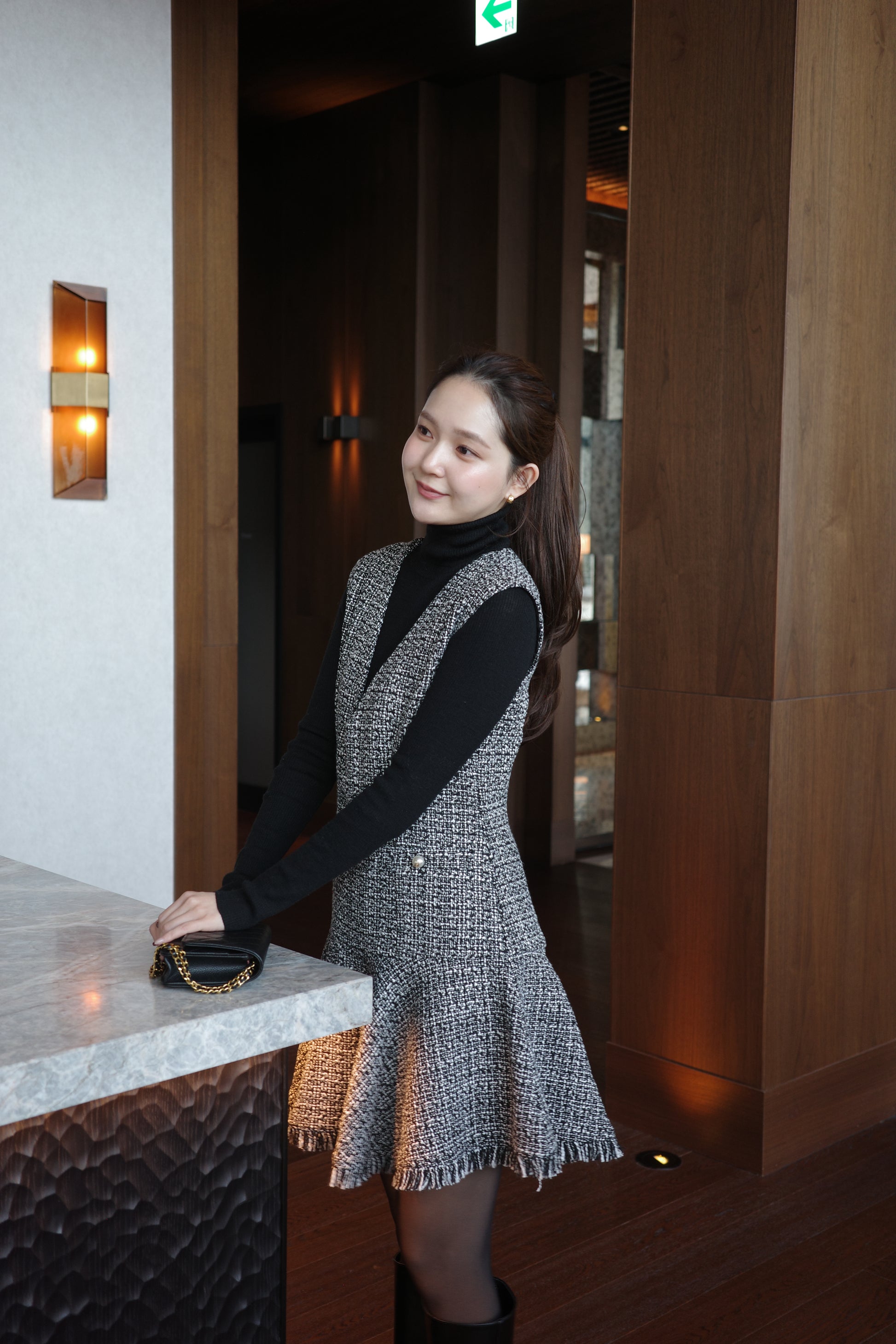 モデル身長：167cm カラー：mix