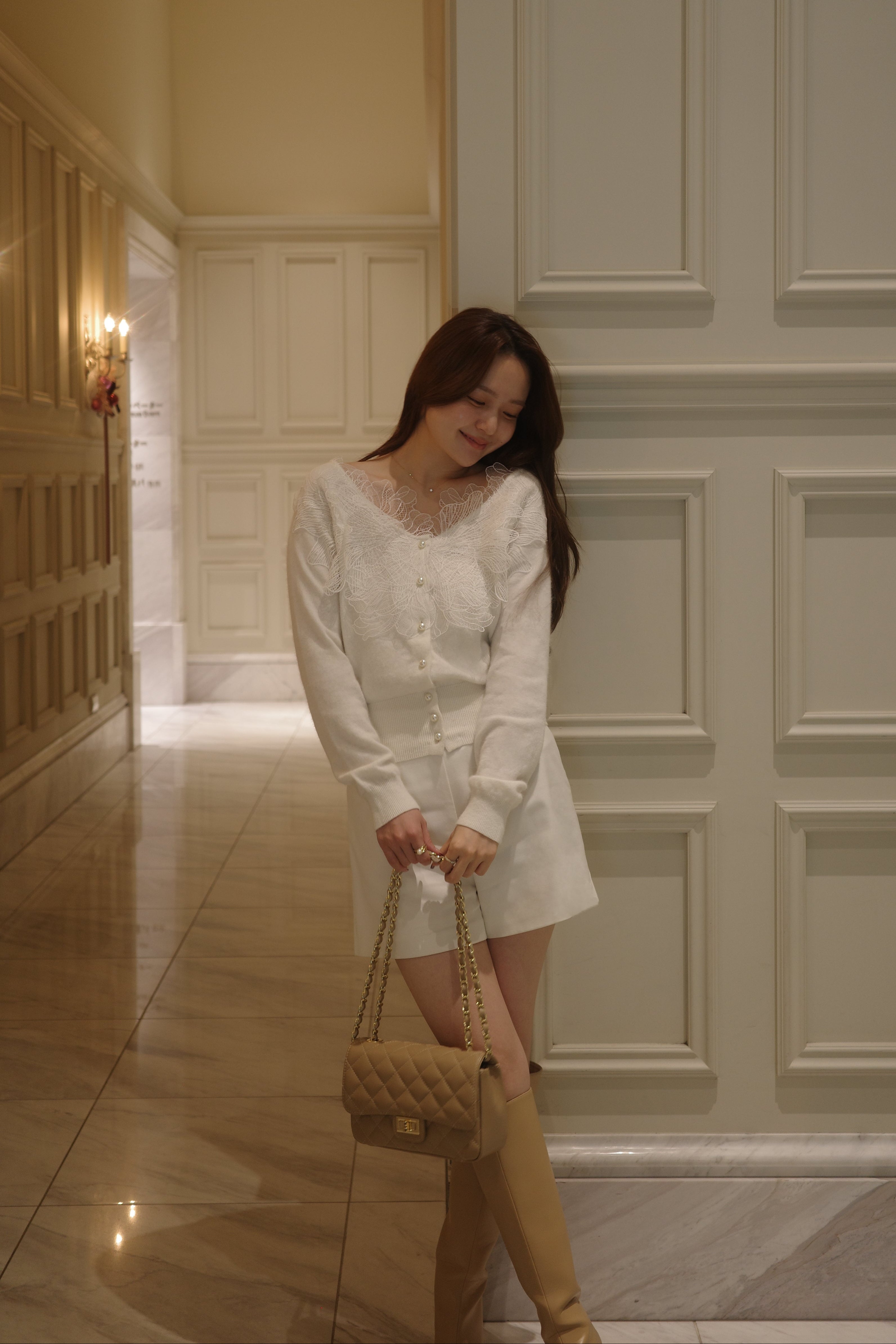 レースフリルカーディガン – poláura OFFICIAL ONLINE STORE