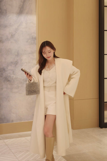 レースフリルカーディガン