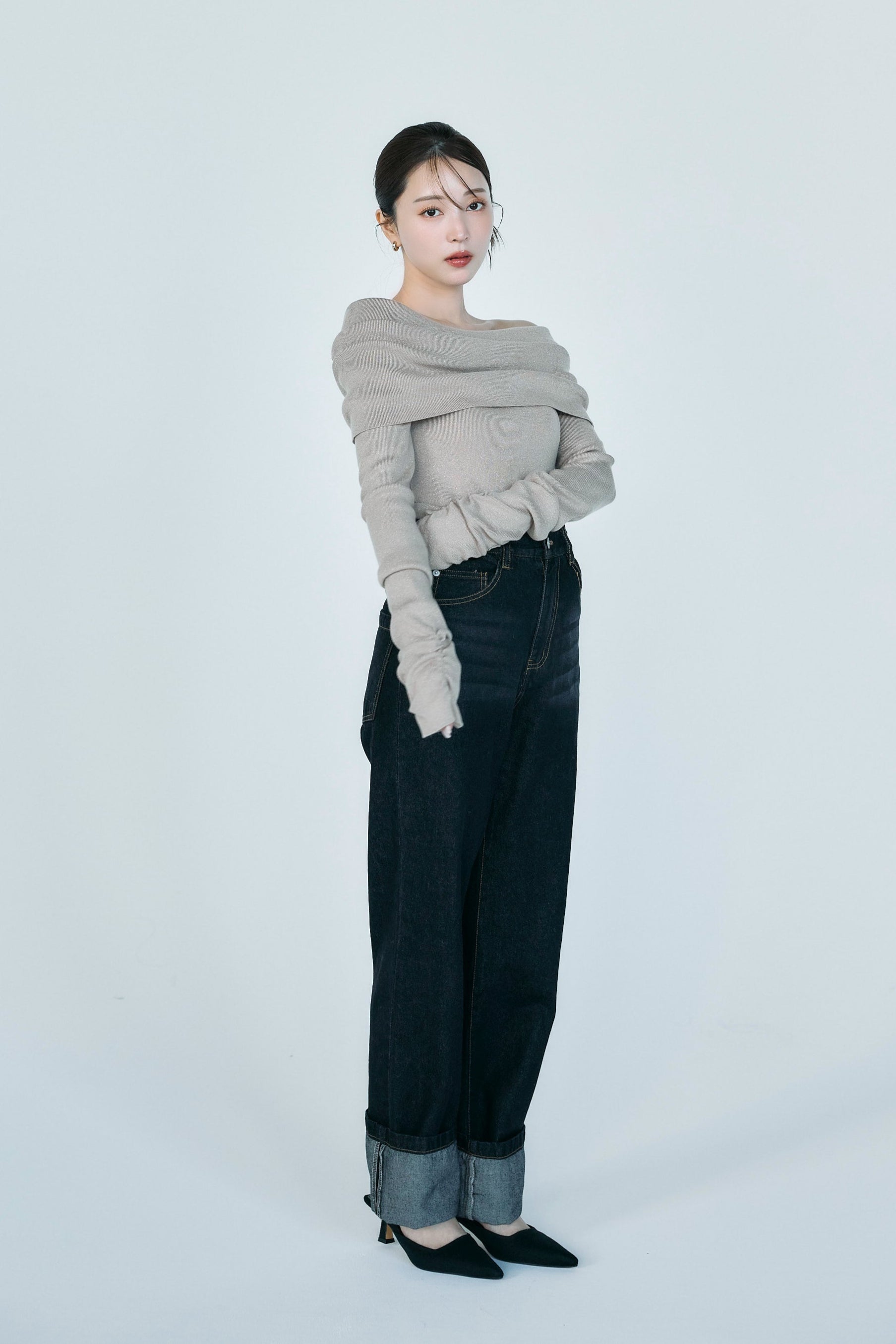 ロールアップストレートデニム – poláura OFFICIAL ONLINE STORE