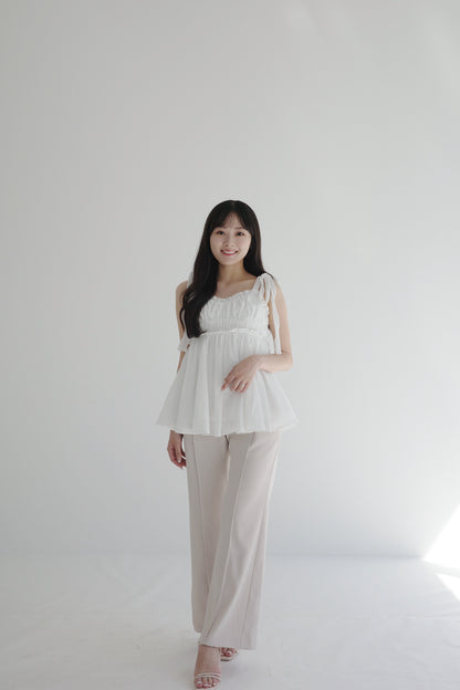 着用モデル：156cm カラー：pale pink サイズ：SS