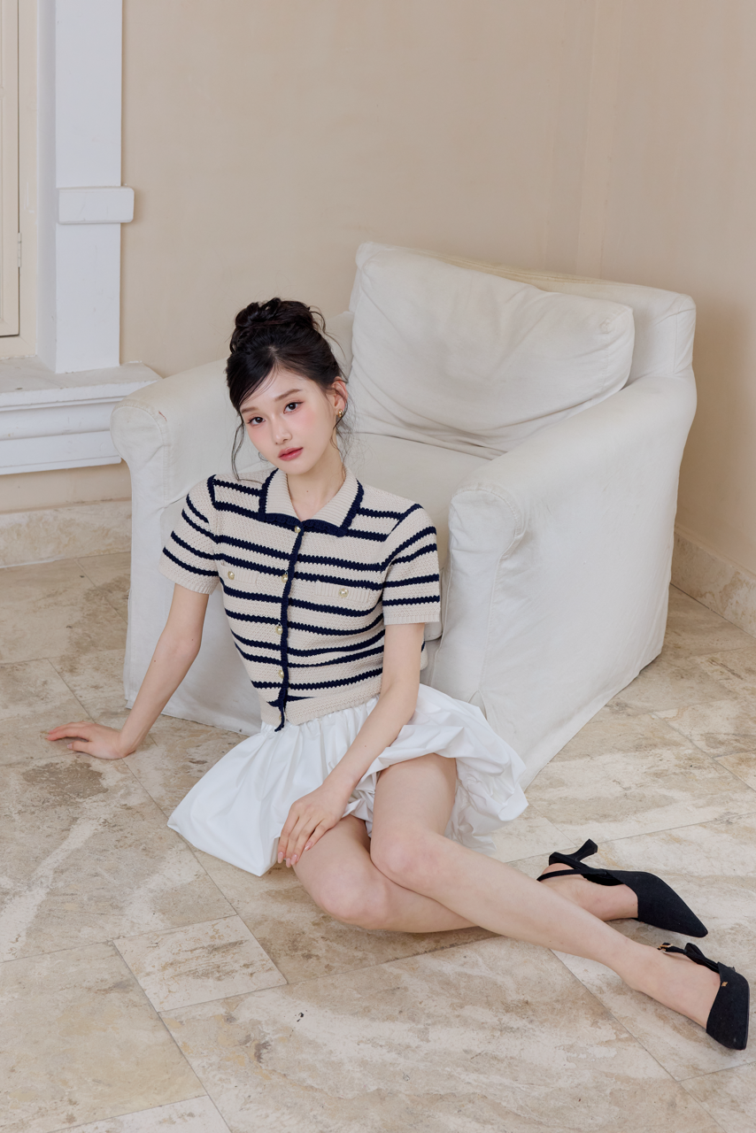 フレンチボーダーニットカーディガン – poláura OFFICIAL ONLINE STORE フレンチボーダーニットカーディガン – poláura OFFICIAL ONLINE STORE
