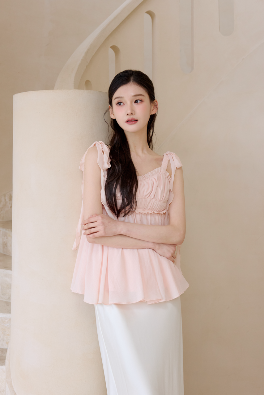 リップルフリルリボンチュニック – poláura OFFICIAL ONLINE STORE リップルフリルリボンチュニック – poláura OFFICIAL ONLINE STORE